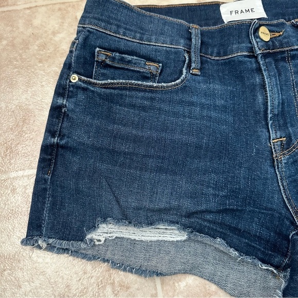 FRAME Le‎ Cut-Off Shorts Denim Jeans Size 26 - Picture 2 of 10
